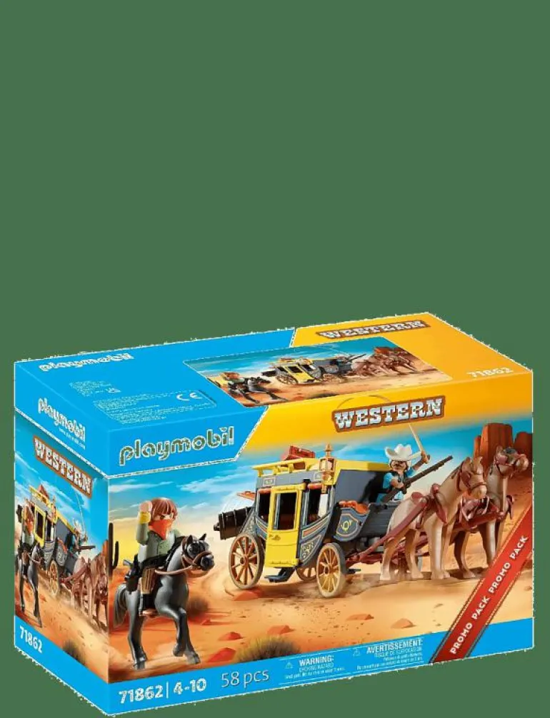 Wild West Stagecoach - Playmobil Figures