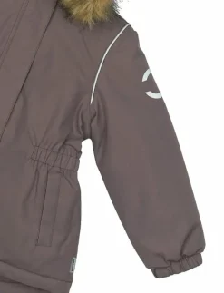 Winter Jacket waist Solid w. Fake F - Vinterjacka