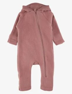 Wool Baby suit w ears - Fleeceoverall