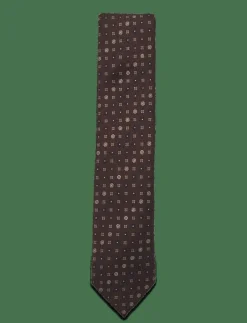Wool tie with pattern 7 cm - Slipsar