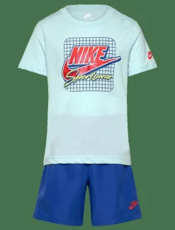 WS-WOVEN SHORT SET - Set med kortärmad t-shirt
