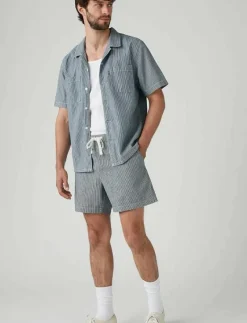 XX CHINO BAY SHORT II MED INDIGO - FLAT FINISH - Chinos shorts
