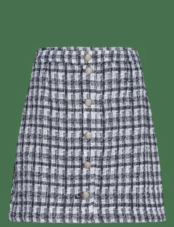 YASBUCANA HW BOUCLE SKIRT - Korta kjolar