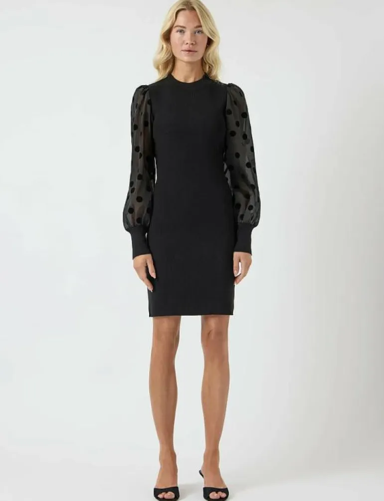 YASDOTME LS KNIT DRESS S. NOOS - Korta klänningar
