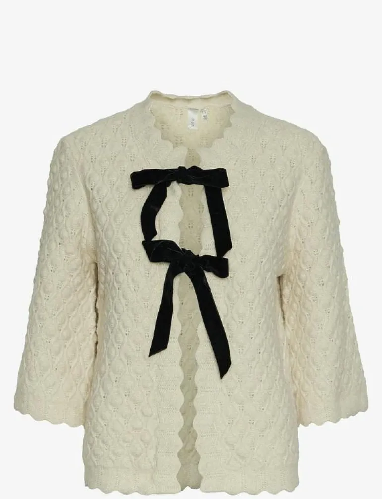 YASEGSA 3/4 KNIT CARDIGAN S. - Koftor