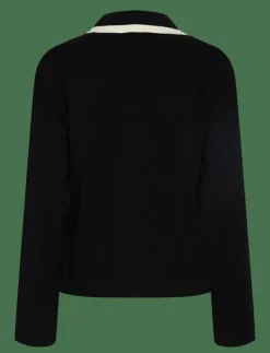 YASJOSIE LS BOW KNIT TOP - Stickat