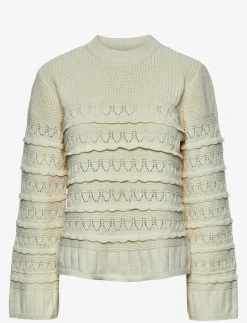 YASTIMU LS KNIT PULLOVER - Stickat